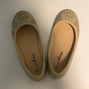 Tan flats for girls